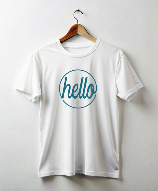 Hello White T Shirt